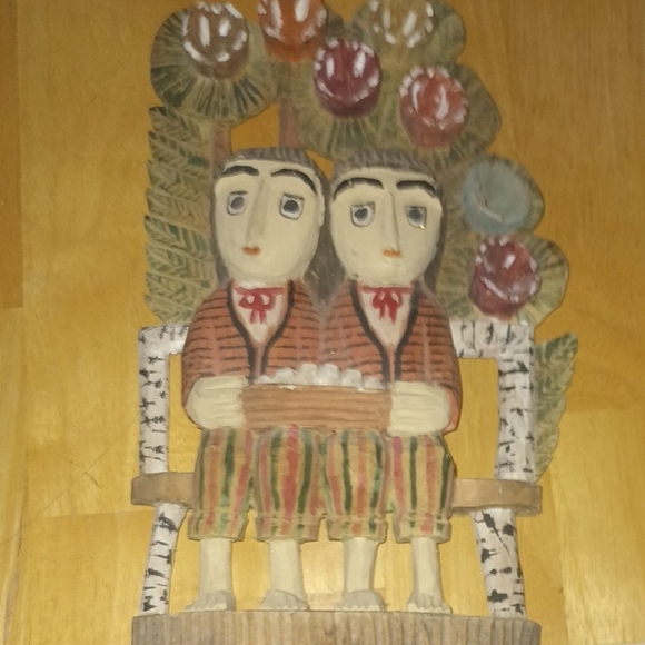 Handcrafted Ceramic Couple Figurine - Multicolor - Picture 1 of 1